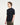 Supima Pique Band Collar Polo in Black | GRANA #color_black