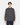 Pique Buttoned Collar Long Sleeve Polo in ASPHALT | GRANA #color_asphalt