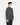 Pique Buttoned Collar Long Sleeve Polo in ASPHALT | GRANA #color_asphalt