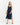 Silk V Neck Slip Dress in Navy | GRANA #color_navy