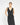 Silk Wrap Tank Dress in BLACK | GRANA #color_black