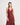 Silk Open Back Slip dress in Barolo | GRANA #color_barolo