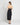 Silk Straight Neck Slip Dress in Black | GRANA #color_black