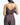 Silk V Neck Camisole Jumpsuit in UMBER | GRANA #color_umber