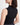 Supima Mock Neck Ribbed Tank in Black | GRANA #color_black