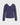 Cashmere Double V-Neck Sweater in Smokey Purple | GRANA #color_smokey-purple