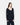 Supima Single Button Ribbed Cardigan in Black | GRANA #color_black