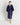 Silk Pyjamas Robe in Lazuli Blue | GRANA #color_lazuli-blue