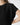 Silk Dropped Shoulder Tee in Black | GRANA #color_black